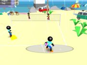 Permainan Stickman Beach Volleyball secara online