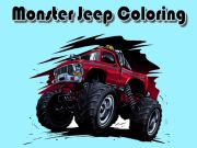Permainan Monster Jeep Coloring secara online