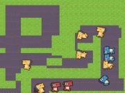 Permainan Dino Defense 2d secara online