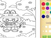 Permainan Buku mewarnai labubu lucu untuk anak-anak secara online