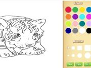 Permainan Buku Mewarnai Baby Tiger secara online Permainan Buku Mewarnai Baby Tiger secara online