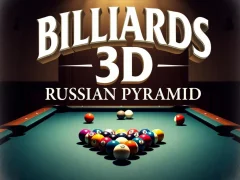 Permainan Billiards 3D Russian Pyramid secara online