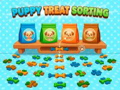 Permainan Puppy Treat Sorting secara online