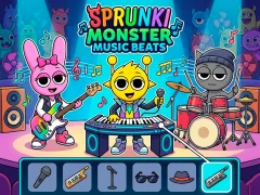 Permainan Sprunki Monster Music Beats secara online