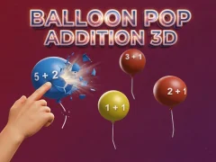 Permainan Balloon Pop Addition 3D secara online