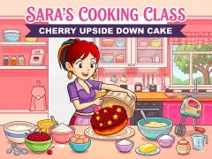 Permainan Sara’s Cooking Class: Cherry Upside Down Cake secara online