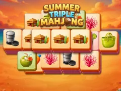 Permainan Summer Triple Mahjong secara online