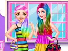 Permainan Princess Rainbow Look secara online