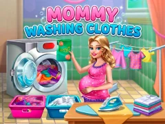 Permainan Mommy washing clothes secara online