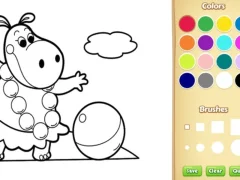Permainan Baby Farm Animals Coloring Book for Kids secara online