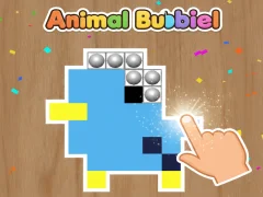 Permainan Animal Bubble Pixel secara online