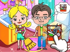 Permainan Toka Boka Home Clean Up Design secara online
