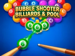 Permainan Bubble Shooter Billiards & Pool secara online