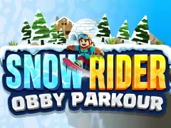 Permainan Snow Rider Obby Parkour secara online