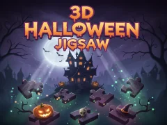Permainan 3D Halloween Jigsaw secara online