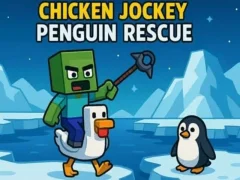 Permainan Chicken Jockey: Penguin Rescue secara online