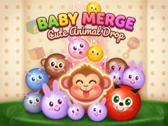 Permainan Baby Merge Cute animal drop secara online