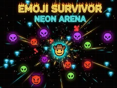 Permainan Emoji Survivor - Neon Arena secara online