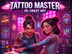 Permainan Tattoo Master 3D: Crazy Art secara online