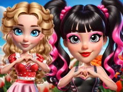 Permainan Vibrant Hearts Glamour vs Punk secara online
