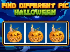 Permainan Find Different Pic Halloween secara online