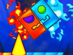 Permainan Fire And Water Geometry Dash secara online