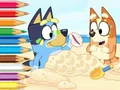 Permainan Coloring Book: Bluey On The Beach secara online