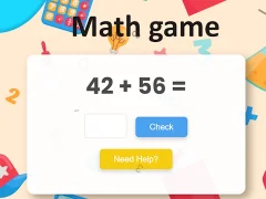 Permainan Math game secara online