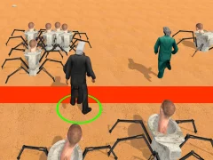 Permainan Cameraman vs Skibidi Survival secara online
