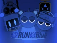 Permainan Sprunki Blue Mod secara online