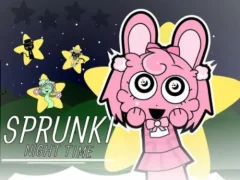 Permainan Sprunki Night Time 2 secara online