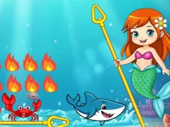 Permainan Princess vs Shark secara online