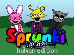 Permainan Sprunki Retake: Human Edition secara online