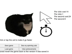 Permainan Spinning Cat Clicker secara online