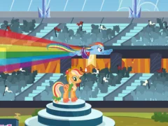 Permainan My Little Pony Rainbow Power Equestria Dash secara online