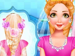 Permainan Princess wedding hairstyle secara online