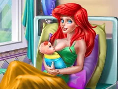 Permainan Princess Mermaid Mommy Birth secara online