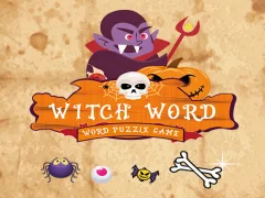 Permainan Witch Word Halloween Puzzel Game secara online