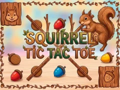 Permainan Squirrel Tic Tac Toe secara online