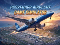 Permainan Passenger Airplane Game Simulator secara online