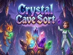 Permainan Crystal Cave Sort secara online