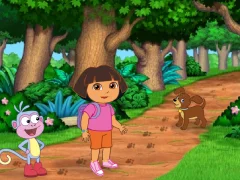 Permainan Dora the Explorer Find Those Puppies secara online