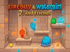 Permainan Fireboy & Watergirl 7: and Friends secara online