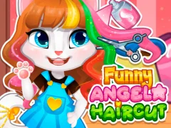 Permainan Funny Angela Haircut secara online