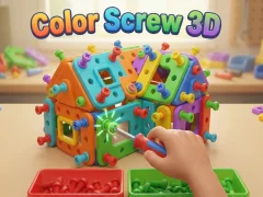 Permainan Color Screw 3D secara online