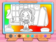 Permainan Coloring Book: Avatar Girl Dress Up Shopping secara online