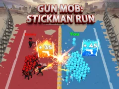 Permainan Gun Mob: Stickman Run secara online