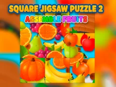 Permainan Square jigsaw Puzzle 2 - Assemble Fruits secara online