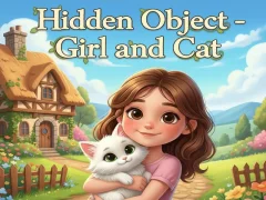 Permainan Hidden Object - Girl and Cat secara online