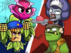 Permainan Plants Vs Zombies - Merge Defense secara online